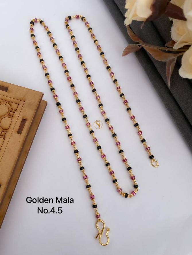 Accessories Golden Plated Fancy Mala Catalog
